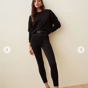 Spanx Ribbed Knit Leggings (Petite)